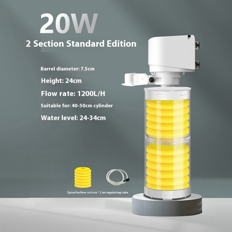 Wall-Mounted Aquarium Filter