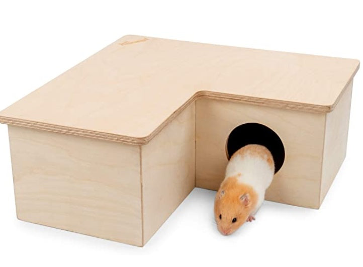 Wooden Hamster Multi-Room House