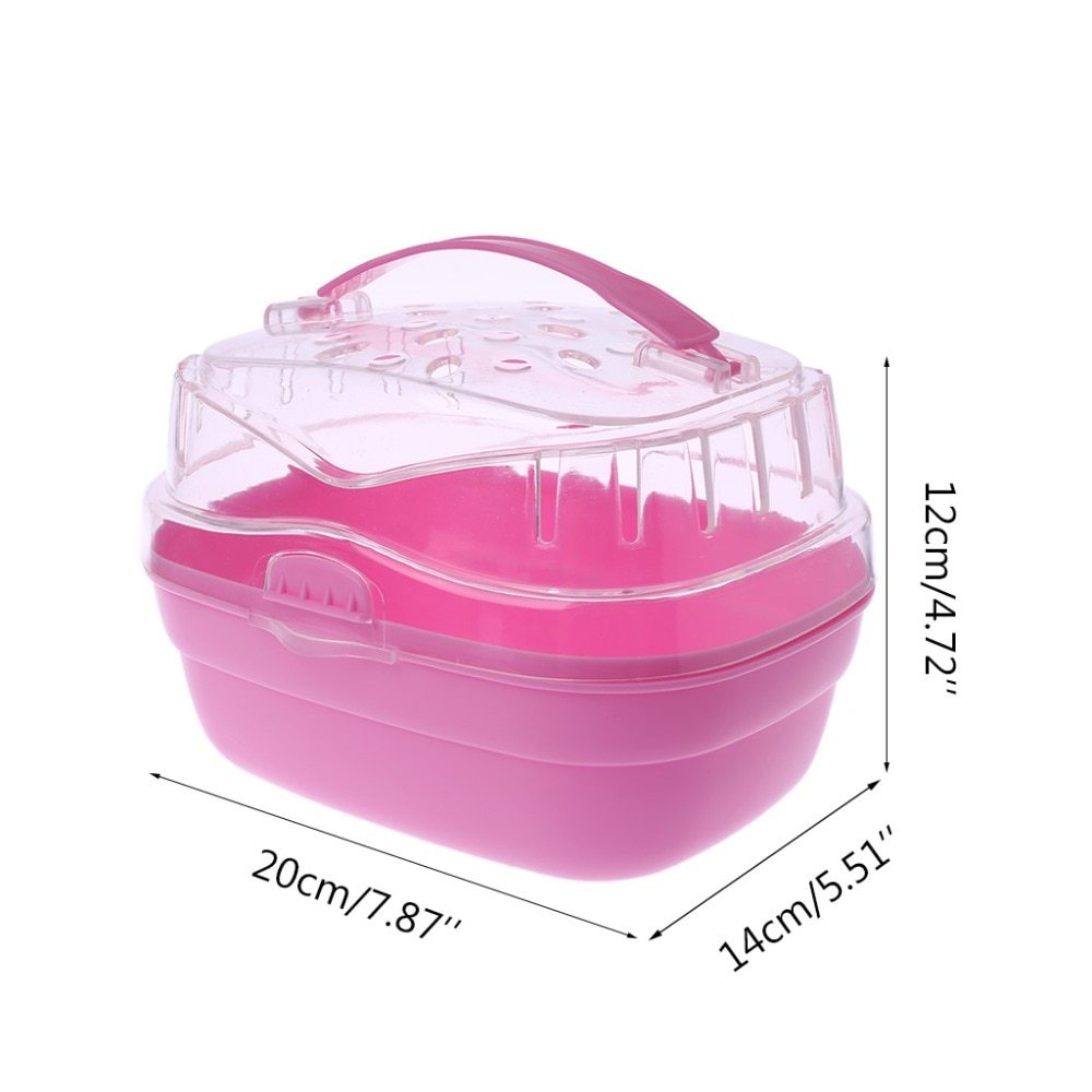 Transparent Plastic Hamster Cage