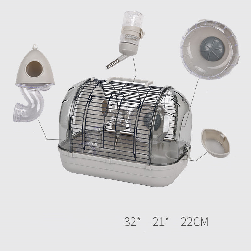 Luxury Transparent Hamster Cage