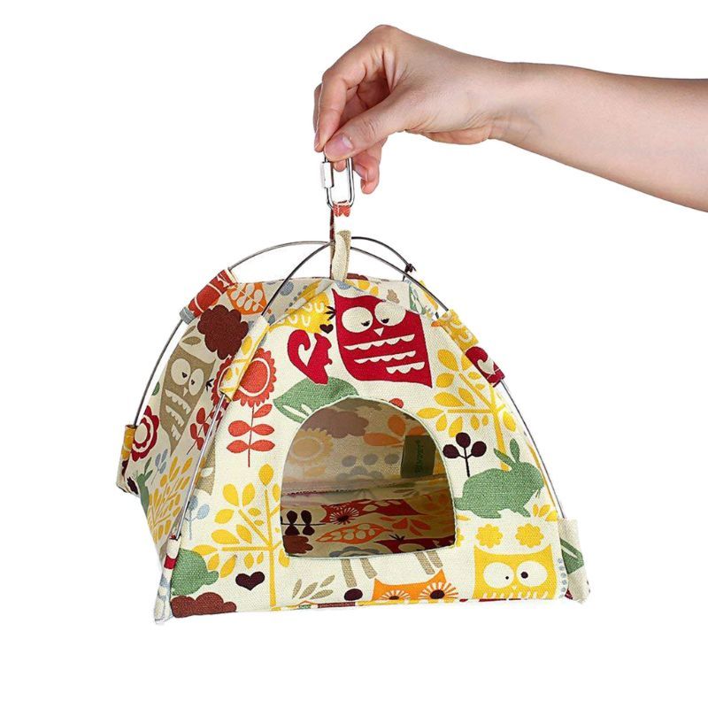 Hanging Canvas Parrot Tent Hammock Nest