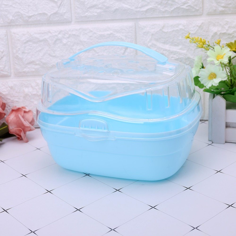 Transparent Plastic Hamster Cage