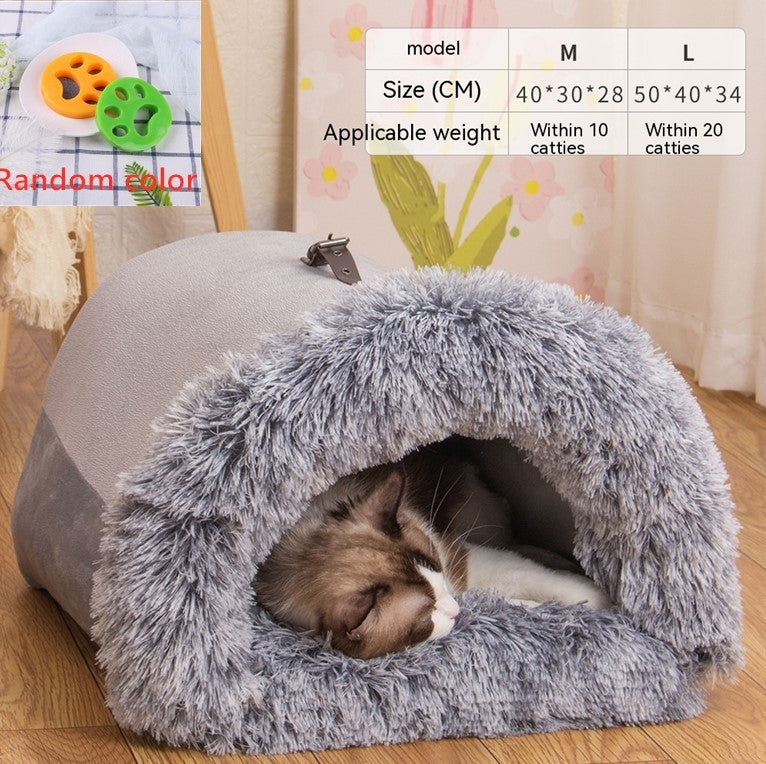 Portable Nest Warm Plush Bed