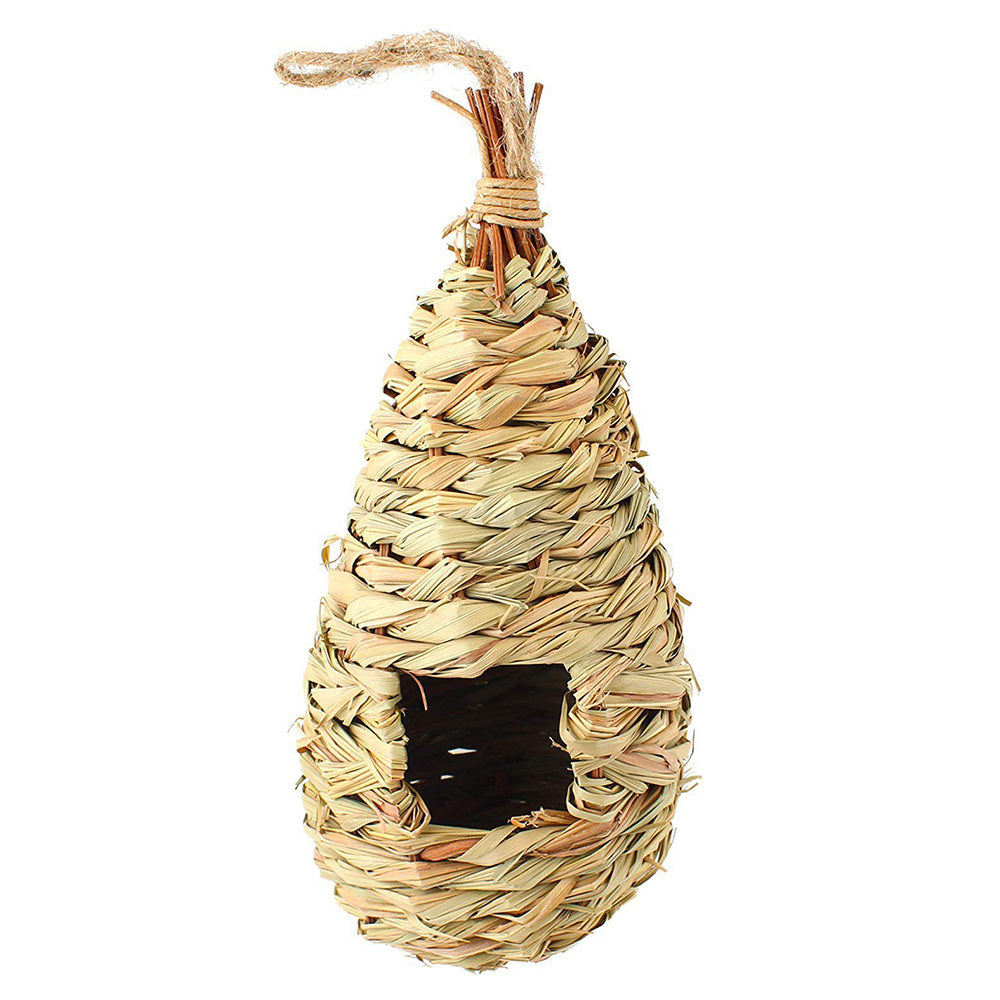 Natural Hand-Woven Grass Bird Nest