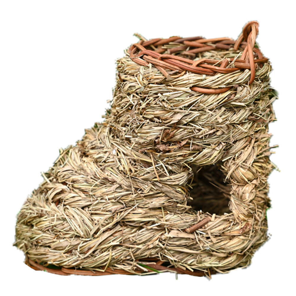 Natural Hand-Woven Grass Bird Nest