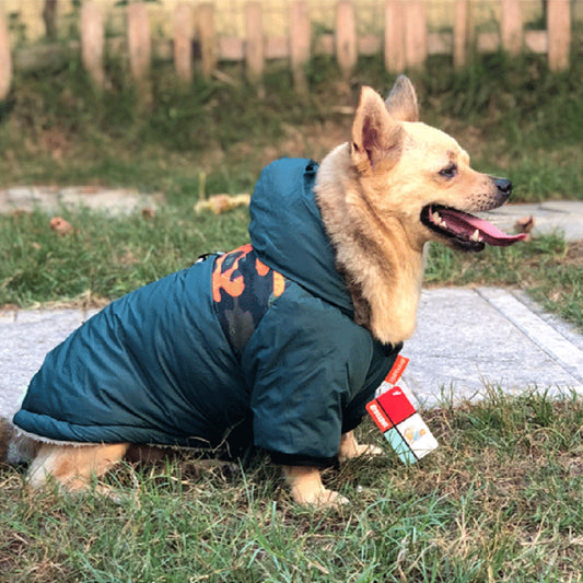 Warm Coat with Traction Rope