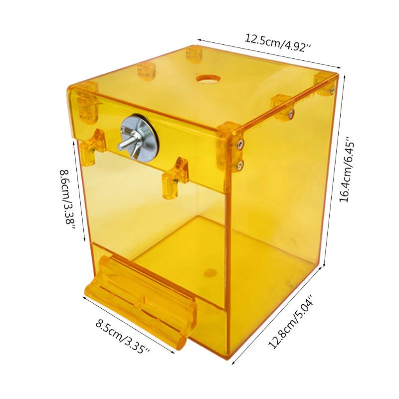 Transparent External Bird Bath Basin