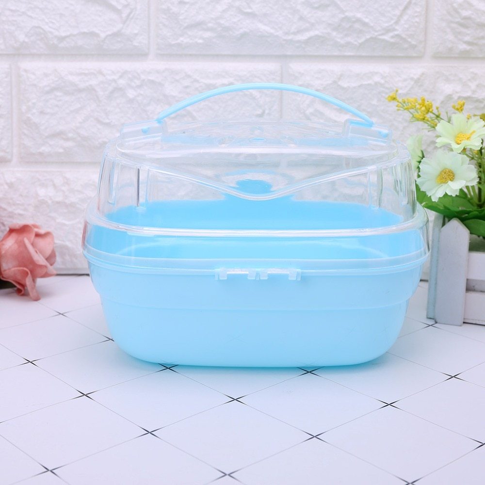 Transparent Plastic Hamster Cage