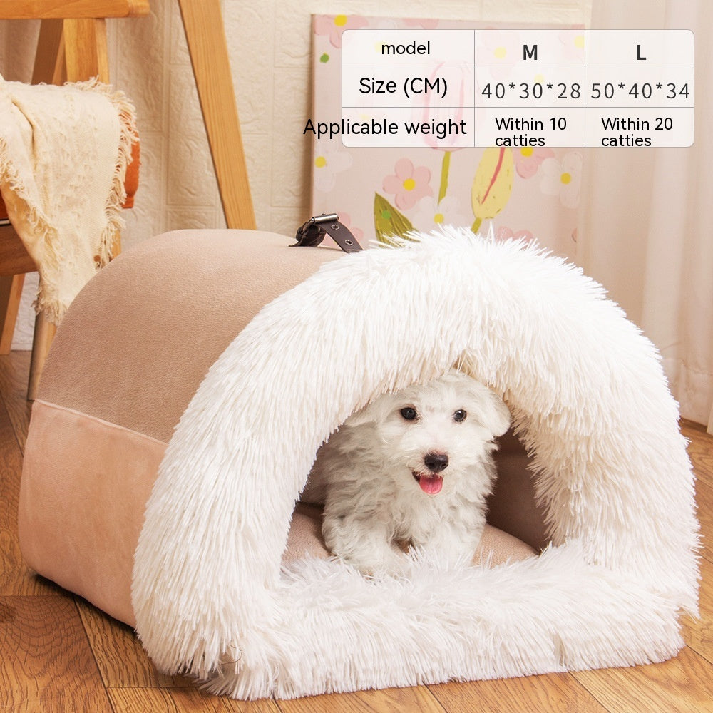 Portable Nest Warm Plush Bed