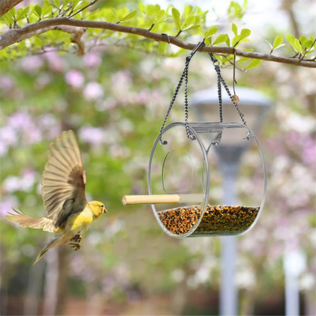 Durable Acrylic Bird Food Box