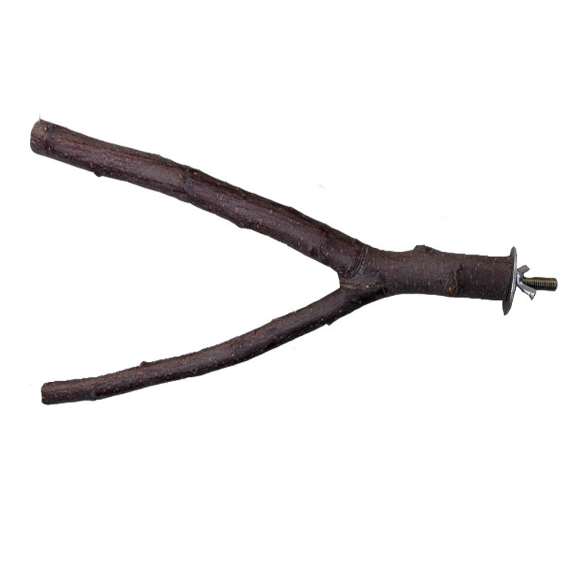 Rattan Ring Bird Standing Frame Toy