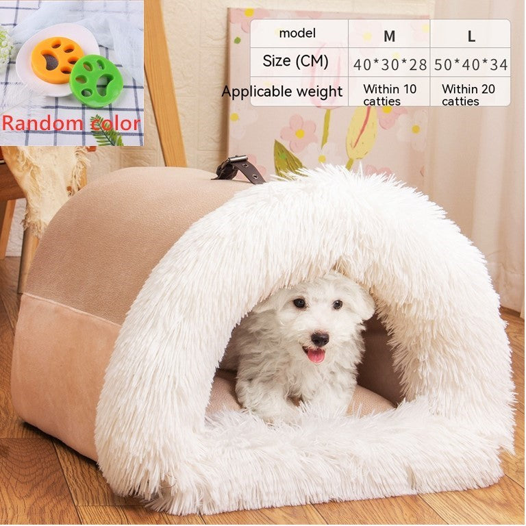 Portable Nest Warm Plush Bed