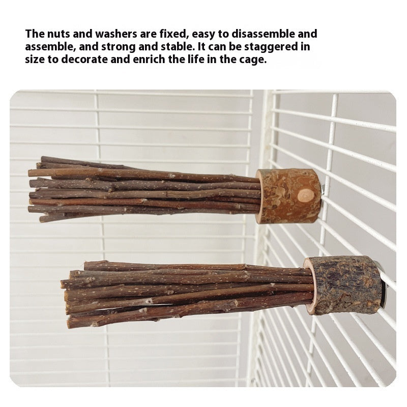 Natural Applewood Molar Rod Toy