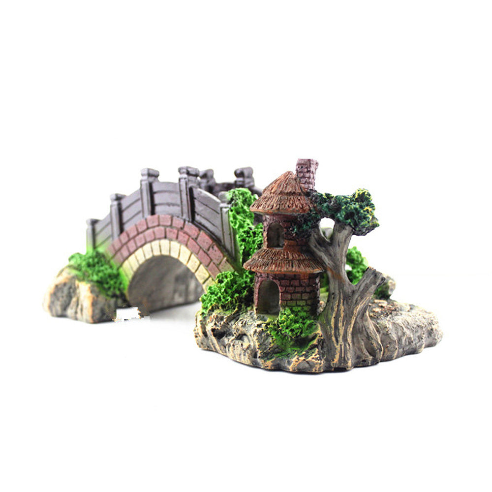 Resin Aquarium Arch Bridge